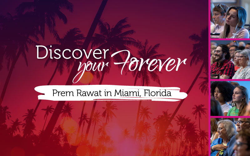 Prem Rawat in Miami-Hollywood, FL