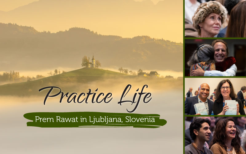 Prem Rawat in Ljubljana, Slovenia